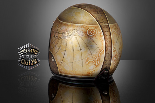 custom helmet leonardo da vinci