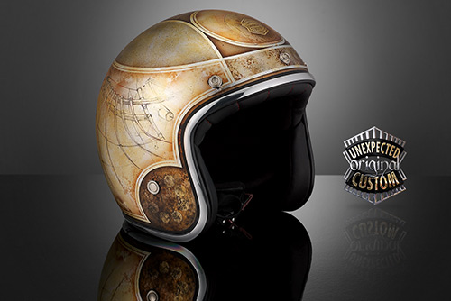 custom helmet leonardo da vinci