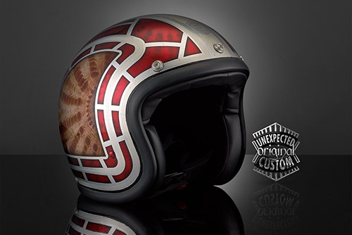 custom helmet snake