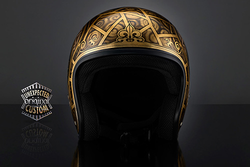 custom helmet jugenstil