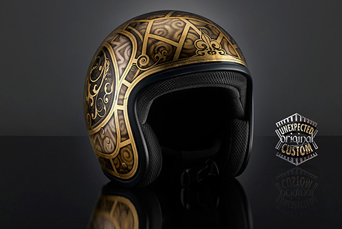 custom helmet jugenstil