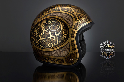 custom helmet jugenstil