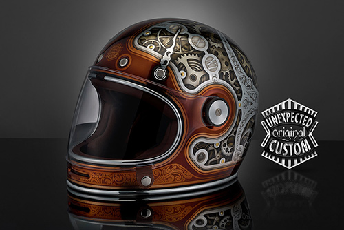 custom helmet Steampunk