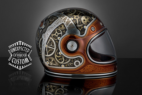 custom helmet Steampunk